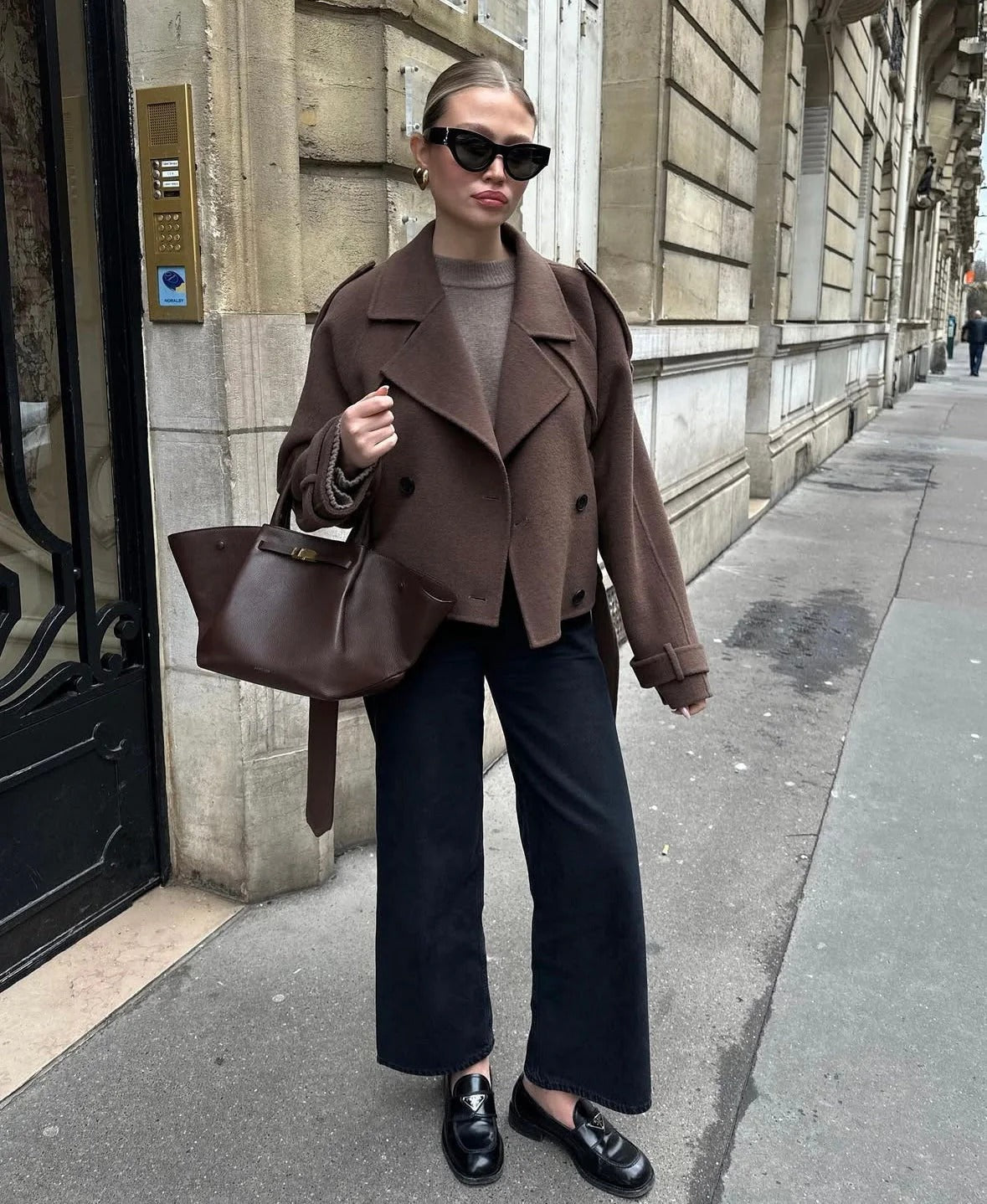 Fleur | Cropped Wool Jacket